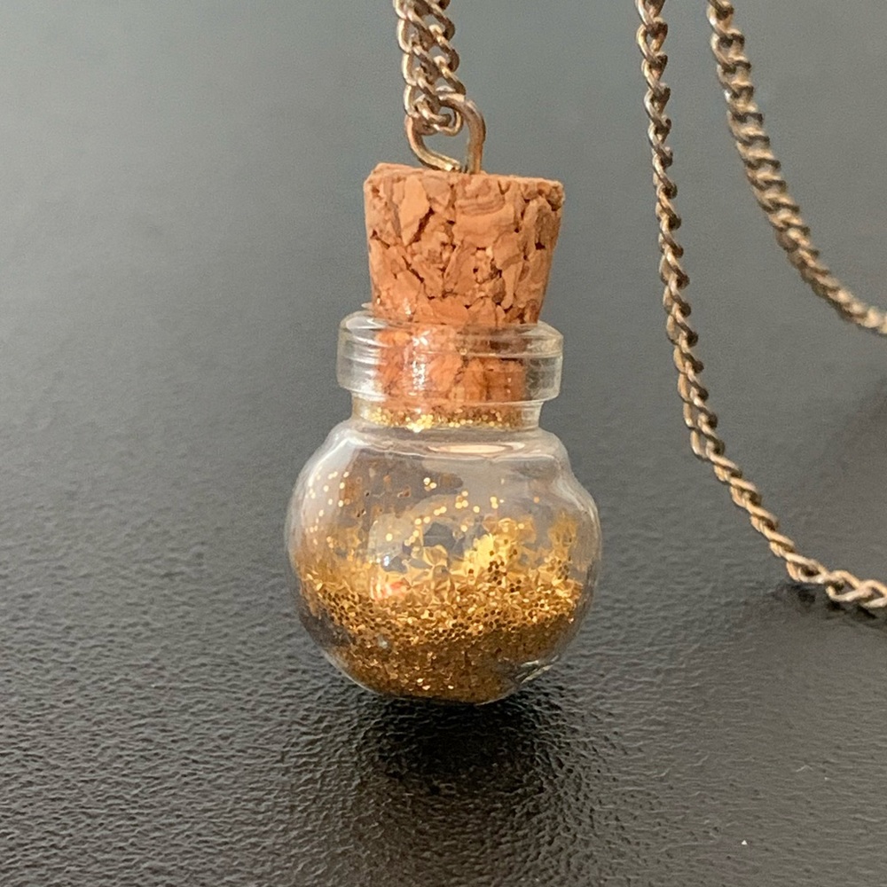 Fairy Dust in a Bottle Necklace